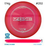 Disc Golf Warehouse Discraft Zone - Z Plastic Red/#252/Silver 174g
