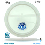 Disc Golf Warehouse Dynamic Discs Felon - Fuzion Plastic - White Bottom Stamp White/Blue Metallic 167g