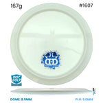 Disc Golf Warehouse Dynamic Discs Felon - Fuzion Plastic - White Bottom Stamp White/Blue Metallic 167g