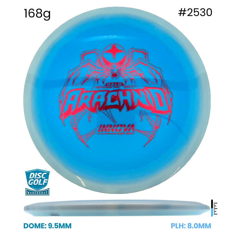 Disc Golf Warehouse Innova Arachnid - Halo Star Plastic Blue/Red Metallic 168g