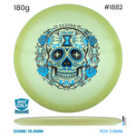 Disc Golf Warehouse Innova Arachnid - Proto Glow Champion Plastic - Halloween Stamp Glow/Purple Metallic, Gold 180g