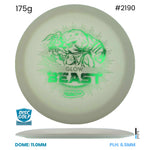 Disc Golf Warehouse Innova Beast - DX Glow Glow/Green Metallic, Purple Metallic 175g