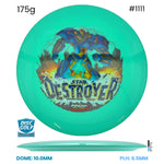 Disc Golf Warehouse Innova Destroyer - InnVision Star Plastic Teal/Multicolor 175g