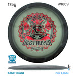Disc Golf Warehouse Innova Destroyer - Proto Glow Halo Champion Plastic - Ohn Scoggins 2026 Tour Series Black/Multicolor 175g