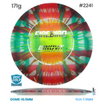Disc Golf Warehouse Innova Firebird - I-Dye Champion Full Colour Dye/Green Metallic 171g