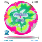 Disc Golf Warehouse Innova Firebird -  I-Dye Star Full Colour Dye/Green Metallic 175g