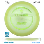 Disc Golf Warehouse Innova Firebird - Proto Glow Champion Plastic Glow/Blue Metallic, Gold 175g