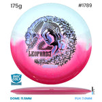 Disc Golf Warehouse Innova Leopard3 - Duo Plastic - Ohn Scoggins 2026 Tour Series Pink/Black, Silver 175g