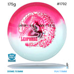 Disc Golf Warehouse Innova Leopard3 - Duo Plastic - Ohn Scoggins 2026 Tour Series Pink/Black, Silver 175g