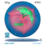 Disc Golf Warehouse Innova Mamba - Proto Glow Halo Star Plastic - Juliana Korver 2026 Tour Series Pink/Blue Metallic, Green Metallic 167g