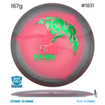 Disc Golf Warehouse Innova Mamba - Proto Glow Halo Star Plastic - Juliana Korver 2026 Tour Series Pink/Blue Metallic, Green Metallic 167g