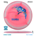 Disc Golf Warehouse Innova Mamba - Proto Glow Halo Star Plastic - Juliana Korver 2026 Tour Series Pink/Blue Metallic, Green Metallic 168g