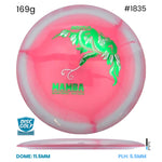 Disc Golf Warehouse Innova Mamba - Proto Glow Halo Star Plastic - Juliana Korver 2026 Tour Series Pink/Blue Metallic, Green Metallic 169g