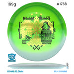 Disc Golf Warehouse Innova Teebird - Duo Plastic - Rainers Balodis Commemorative Edition Green/Gold, Black 169g