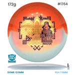 Disc Golf Warehouse Innova Teebird - Duo Plastic - Rainers Balodis Commemorative Edition Orange/Gold, Black 172g