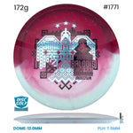 Disc Golf Warehouse Innova Teebird - Duo Plastic - Rainers Balodis Commemorative Edition Red/Silver, Black 172g