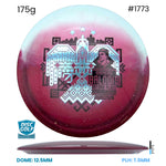 Disc Golf Warehouse Innova Teebird - Duo Plastic - Rainers Balodis Commemorative Edition Red/Silver, Black 175g