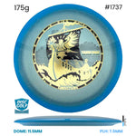 Disc Golf Warehouse Innova Thunderbird - Halo Champion Moondust Plastic - Henna Blomroos 2026 Tour Series Blue/Gold, Black 175g