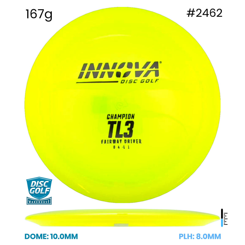 Disc Golf Warehouse Innova TL3 - Champion Yellow/Black 167g