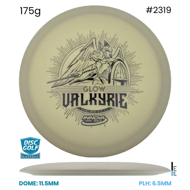 Disc Golf Warehouse Innova Valkyrie - DX Glow Glow/White 175g