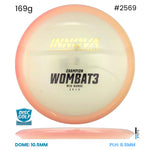 Disc Golf Warehouse Innova Wombat3 - Champion Plastic Clear/Purple Metallic, Gold 169g