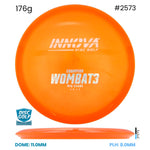 Disc Golf Warehouse Innova Wombat3 - Champion Plastic Orange/White 176g