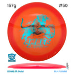 Disc Golf Warehouse Latitude 64 Amber - Opto Plastic Orange/Blue Metallic 157g