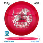 Disc Golf Warehouse Latitude 64 Amber - Opto Plastic Red/Silver 158g