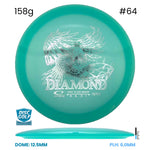 Disc Golf Warehouse Latitude 64 Diamond - Opto Plastic Turquoise/Silver 158g
