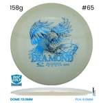 Disc Golf Warehouse Latitude 64 Diamond - Opto Plastic White/Blue Metallic 158g