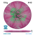 Disc Golf Warehouse Latitude 64 Diamond - Retro Burst Plastic Pink/#40/Green Metallic 156g