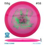 Disc Golf Warehouse Latitude 64 Jade - Opto Plastic Pink/Green Metallic 156g