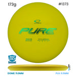 Disc Golf Warehouse Latitude 64 Pure - Zero Hard Yellow/Red Metallic 173g