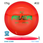 Disc Golf Warehouse Latitude 64 River - Opto Plastic Orange/Green Metallic 175g