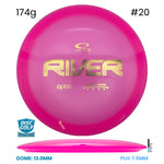 Disc Golf Warehouse Latitude 64 River - Opto Plastic Pink/Gold 174g