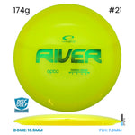 Disc Golf Warehouse Latitude 64 River - Opto Plastic Yellow/Green Metallic 174g
