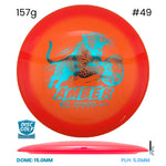 Disc Golf Warehouse Latitude 64 Sapphire - Opto Plastic Orange/Blue Metallic 157g
