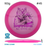 Disc Golf Warehouse Latitude 64 Sapphire - Opto Plastic Pink/Purple Stamp/Purple Metallic 163g