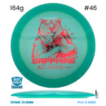 Disc Golf Warehouse Latitude 64 Sapphire - Opto Plastic Turquoise/Red Metallic 164g
