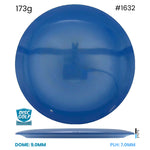 Disc Golf Warehouse Loop Discs Swoop - Hard As Plastic Blue 173g