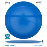 Disc Golf Warehouse Loop Discs Swoop - Hard As Plastic Blue 174g