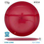 Disc Golf Warehouse Loop Discs Swoop - Hard As Plastic Red 173g