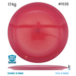 Disc Golf Warehouse Loop Discs Swoop - Hard As Plastic Red 174g