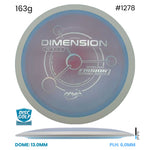 Disc Golf Warehouse MVP Dimension - Fission Plastic Blue/Silver 163g