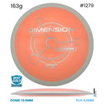 Disc Golf Warehouse MVP Dimension - Fission Plastic Orange/Silver 163g