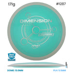 Disc Golf Warehouse MVP Dimension - Fission Plastic Turquoise/Silver 171g