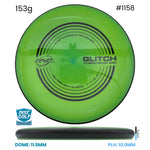 Disc Golf Warehouse MVP Glitch - Neutron Soft Plastic Green/Black 153g