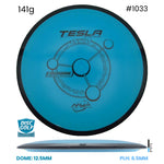 Disc Golf Warehouse MVP Tesla - Fission Plastic Blue/Black 141g