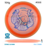 Disc Golf Warehouse MVP Trail - Particle Proton Plastic - James Conrad Halloween Team Series Orange/Multicolor 164g