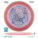 Disc Golf Warehouse MVP Trail - Particle Proton Plastic - James Conrad Halloween Team Series Pink/Blue Metallic, Purple Metallic 164g